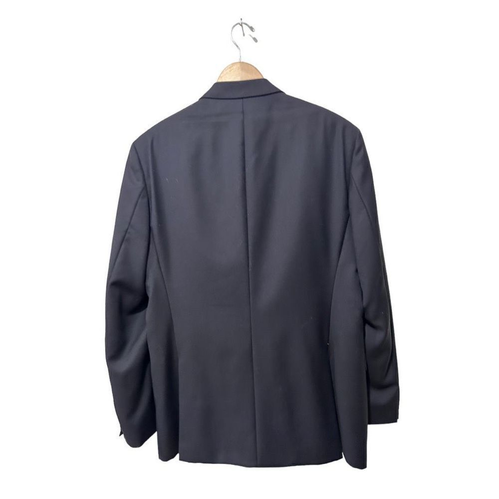 Boss Hugo Boss Two Button Single Breasted Sport Coat Blazer Navy Blue Size 42R - Picture 4 of 15